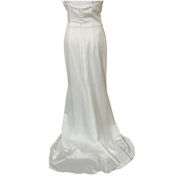 Natali Styran Modern Romance Bridal Gown Sheer Sweetheart With Spaghetti Straps - Picture 15 of 16
